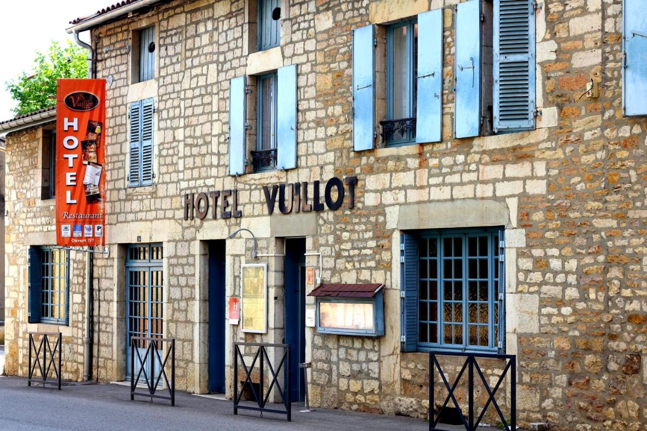 Logis Hotel Restaurant & Pizzeria Vuillot 屈索 外观 照片